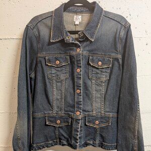 SF/NY Old Navy Women's Denim Blue Jean Jacket Vintage 1994 - size XL